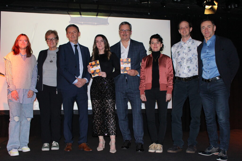 Auf der Lesung vertreten waren neben der Autorin Andrea A. Walter auch Landeskriminalamtchef Stefan Pfander und Autor Norbert Donnerstag